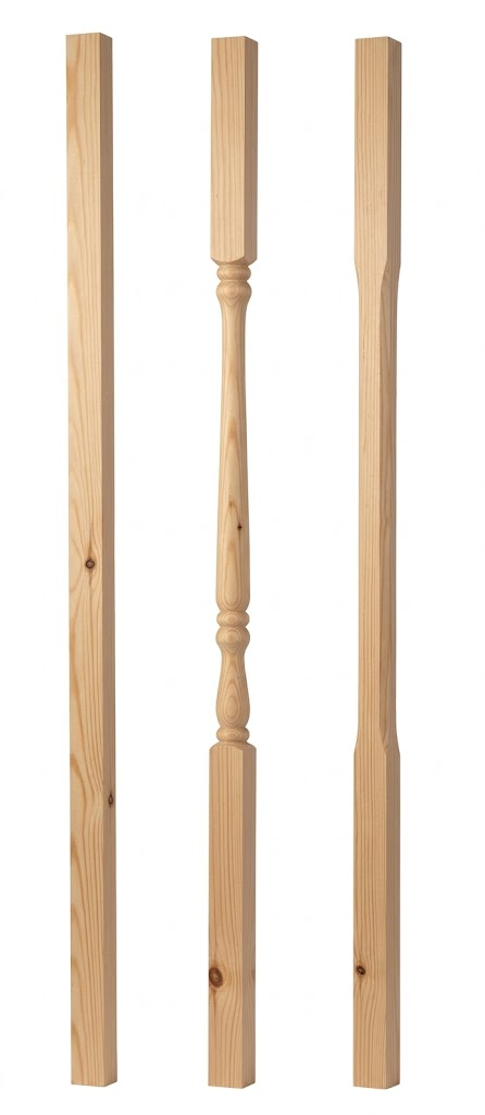 Pine 32mm Spindles